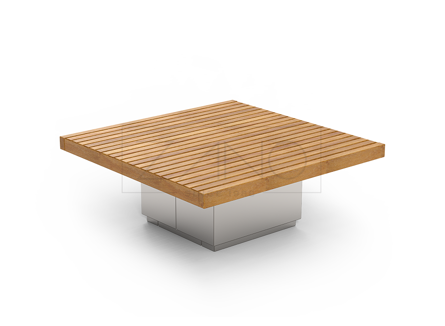 Quadro table 13.076.1 stainless steel