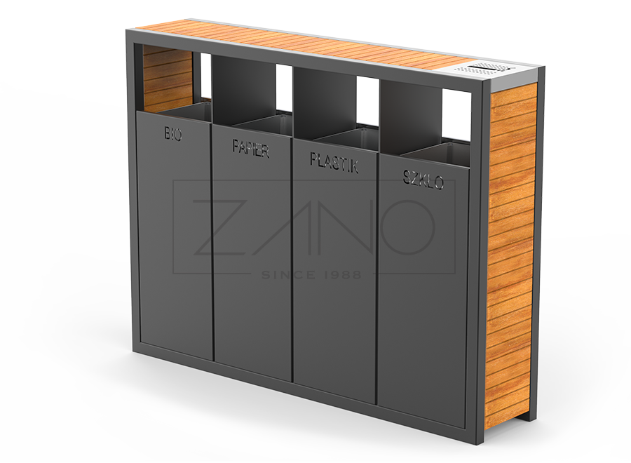 Pavo Basket with Ashtray 15.463.2 | Carbon Steel Pavo Basket with Ashtray 15.463.2 | Carbon Steel