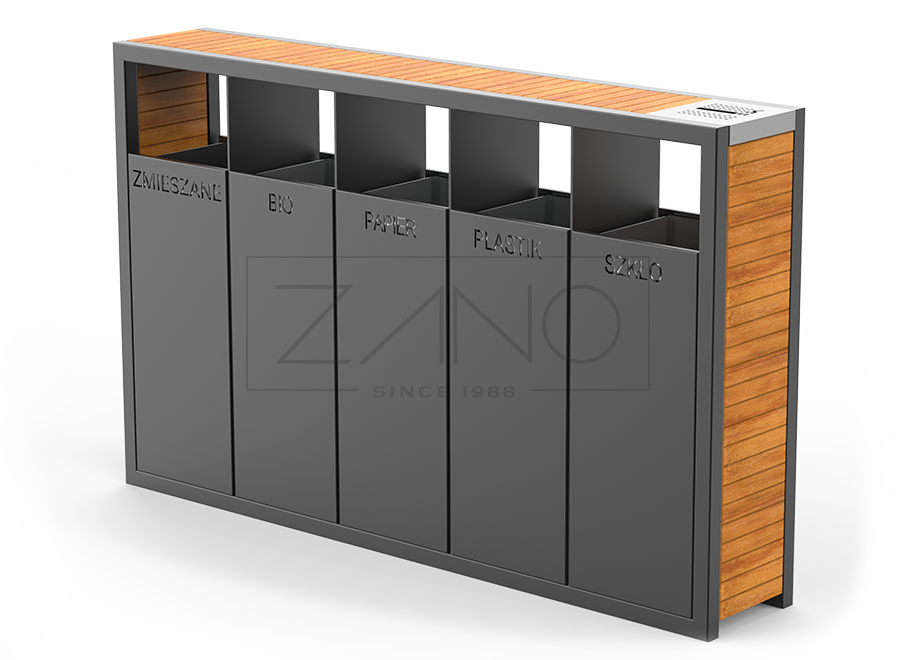 Pavo Basket with Ashtray 15.563.2 | Carbon Steel Pavo Basket with Ashtray 15.563.2 | Carbon Steel