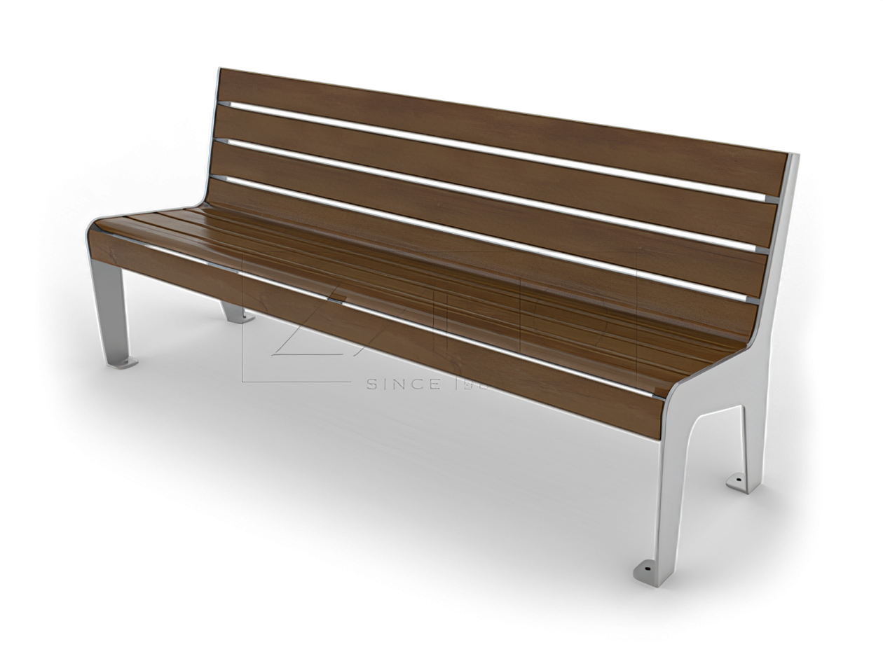 Modern stainless steel city bench stylish elegant modern benches