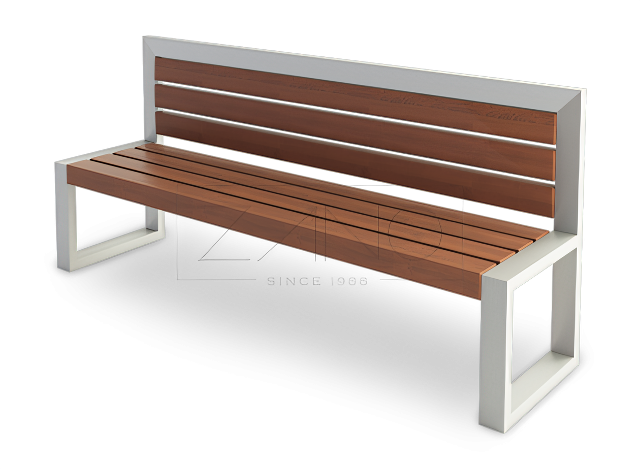 modern stainless steel benches