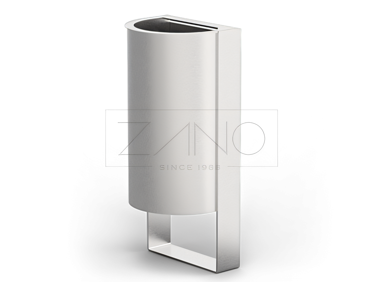 Stainless steel city trash garbage can Urban trash garbage can | Simple, sturdy, inexpensive, durable