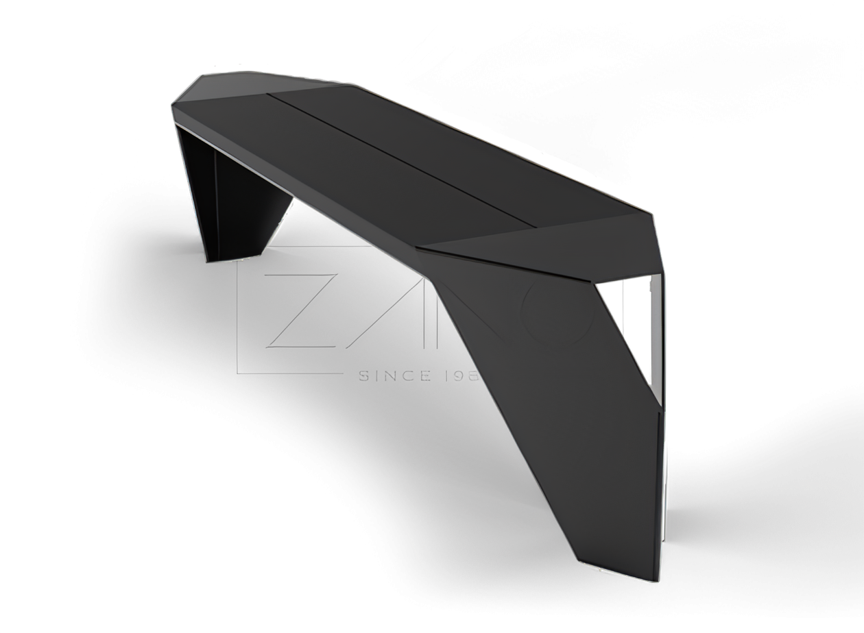 IVO city bench 02.445.2 carbon steel powder coated black IVO city bench 02.445.2 carbon steel powder coated black