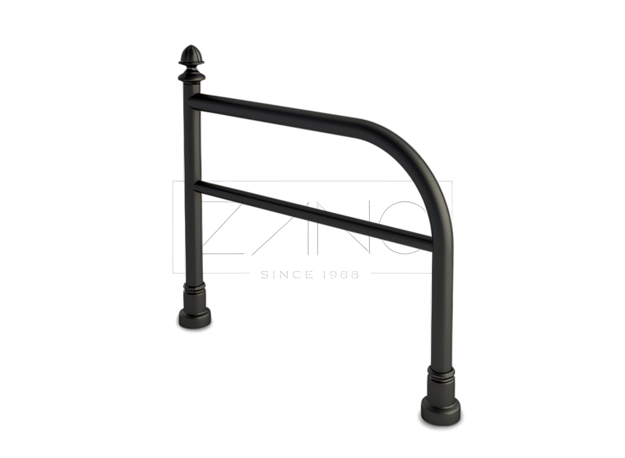 Retro-style bicycle stand simple bicycle stand based on a pole