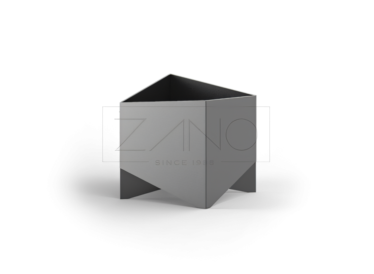 Rock pot made of painted carbon steel | Modern design Rock pot made of painted carbon steel | Modern design