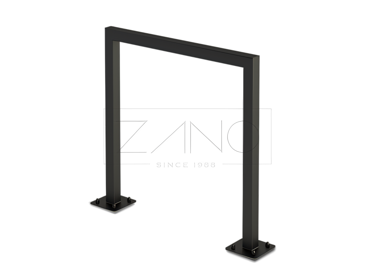 Sheffield type bicycle stand. bicycle racks made of steel prfils