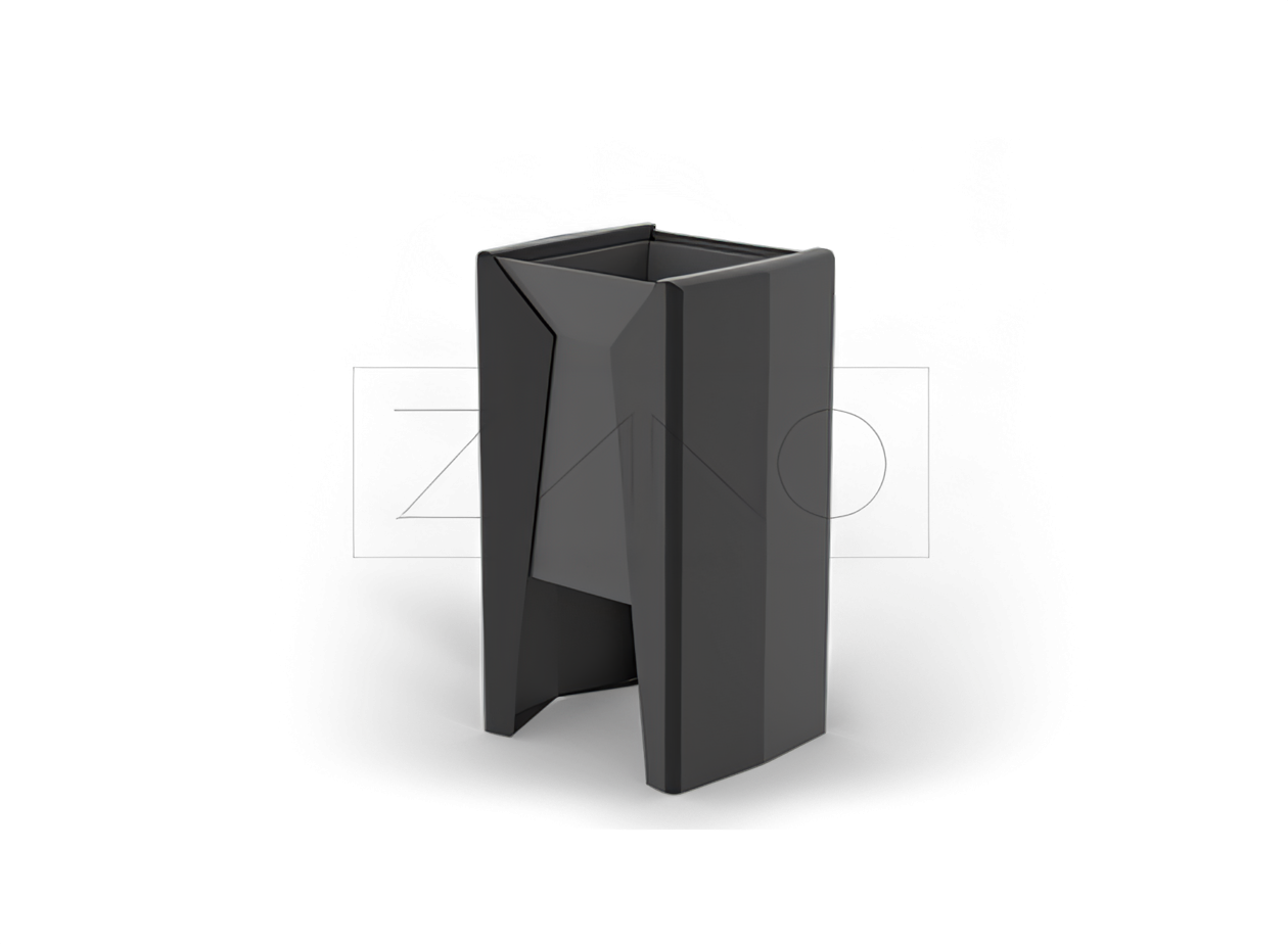 Photon open waste garbage cans 03.009 Open urban trash garbage cans | ZANO urban furniture