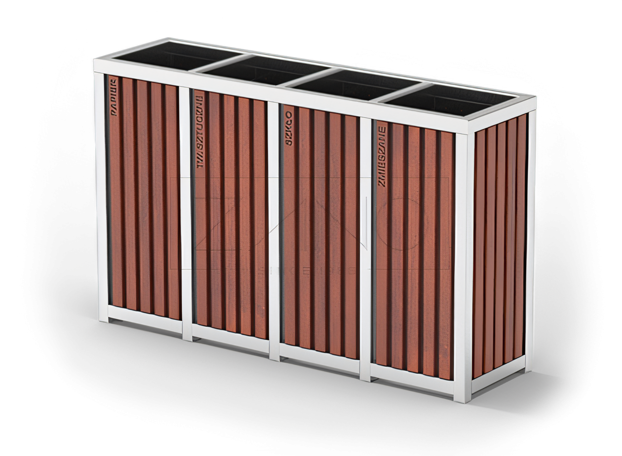 Steel recycling garbage cans Steel recycling garbage cans