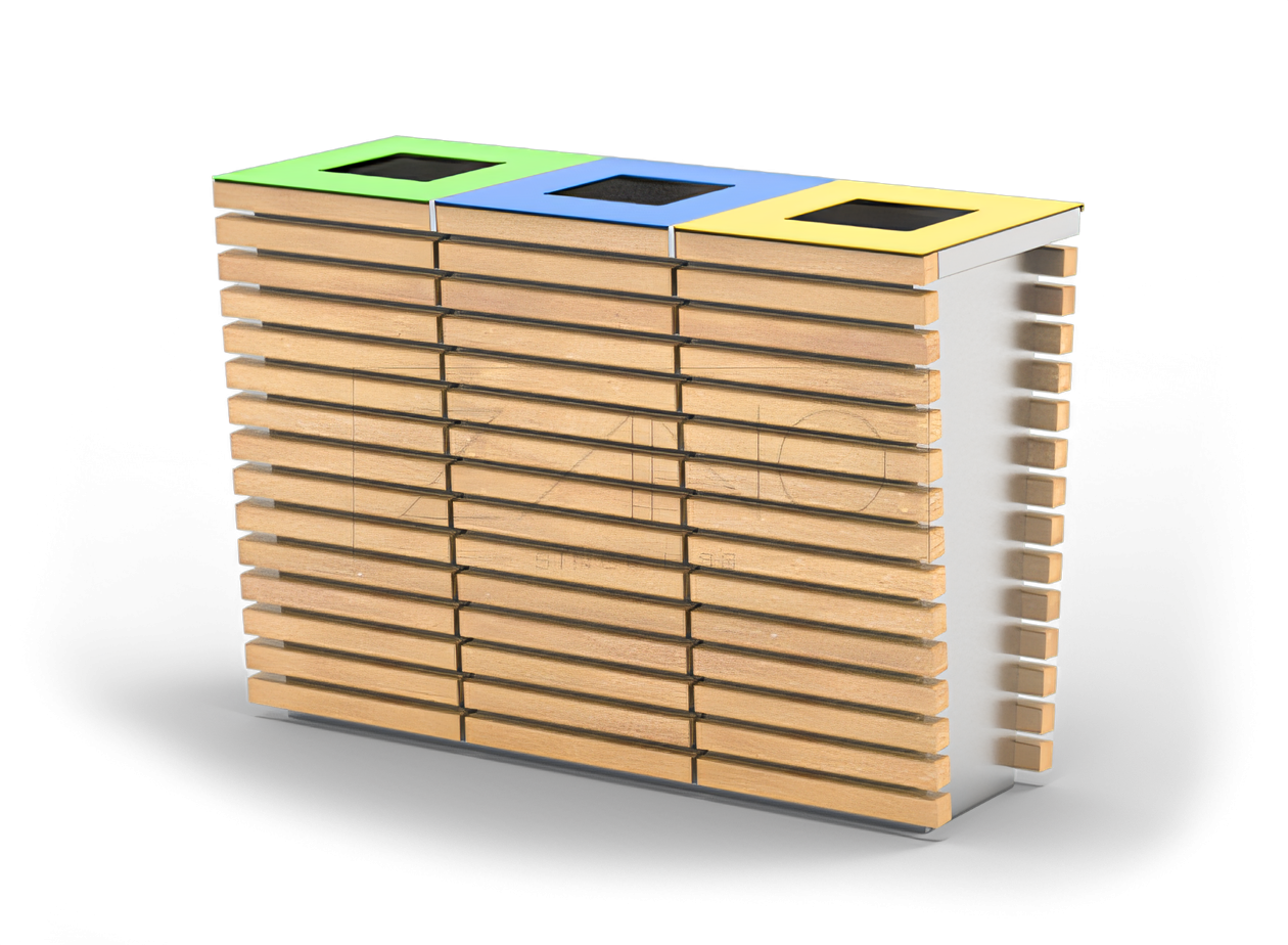 Stainless steel recycling garbage cans Stainless steel recycling garbage cans