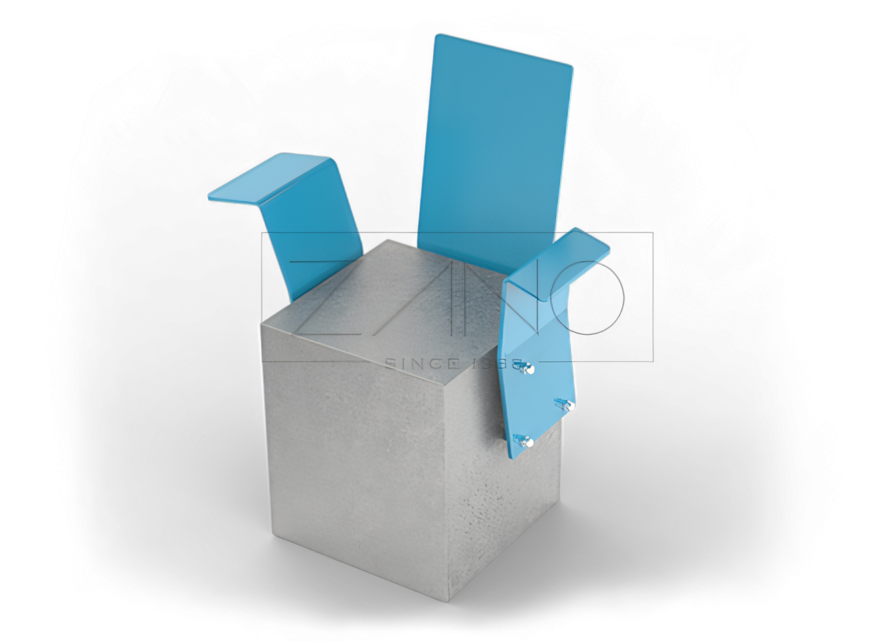 Urban furniture made of architectural concrete ZANO