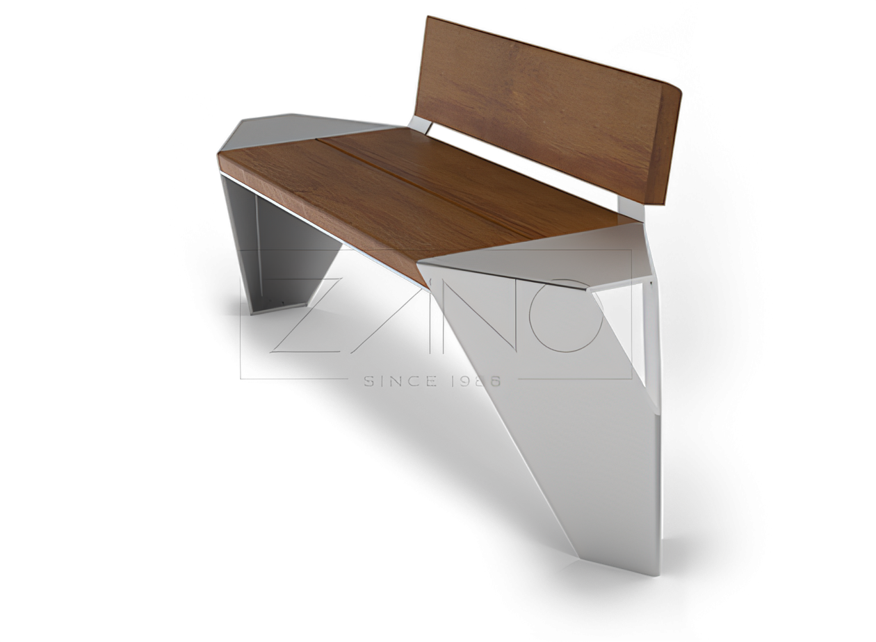 Modular city bench IVO Furniture for mall, shopping center, airport, train station