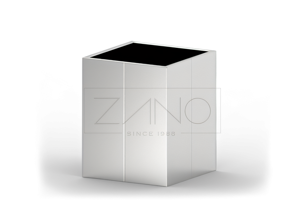 Classic stainless steel flower pot from the ZANO family of urban furniture Classic stainless steel flower pot from the ZANO family of urban furniture