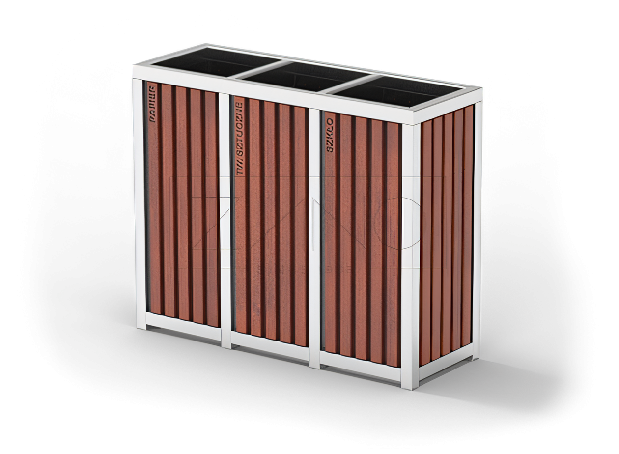 Recycling garbage can altus stainless steel waste sorting basket