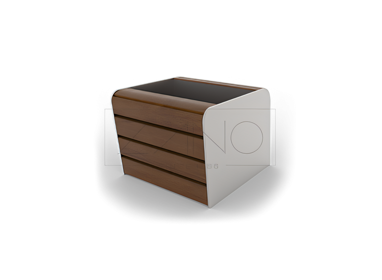 Soft pot 06.012.1.S stainless steel Soft pot in the size S in the version that is attached to the bench Soft 02.412, made of stainless steel