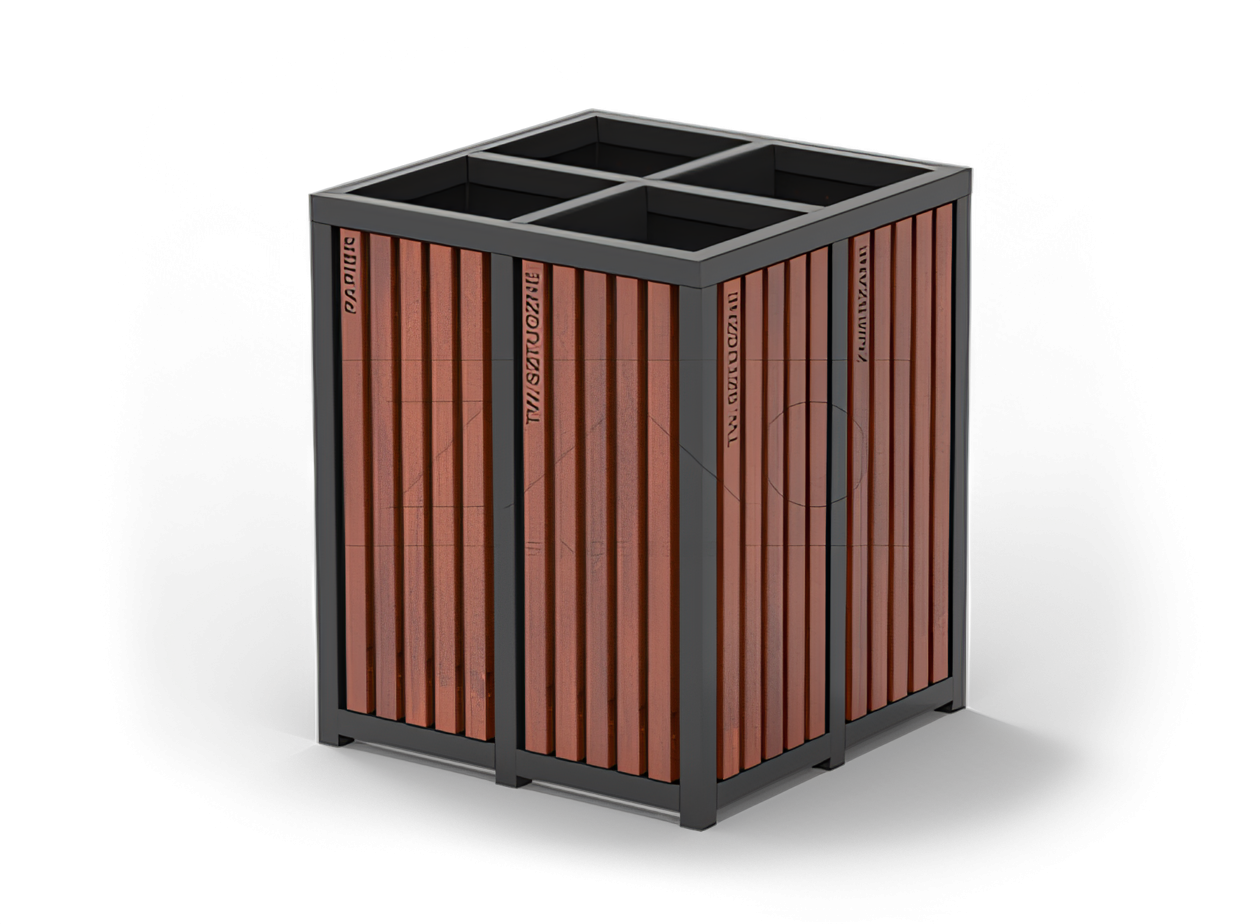 Outdoor segregation garbage cans Outdoor segregation garbage cans