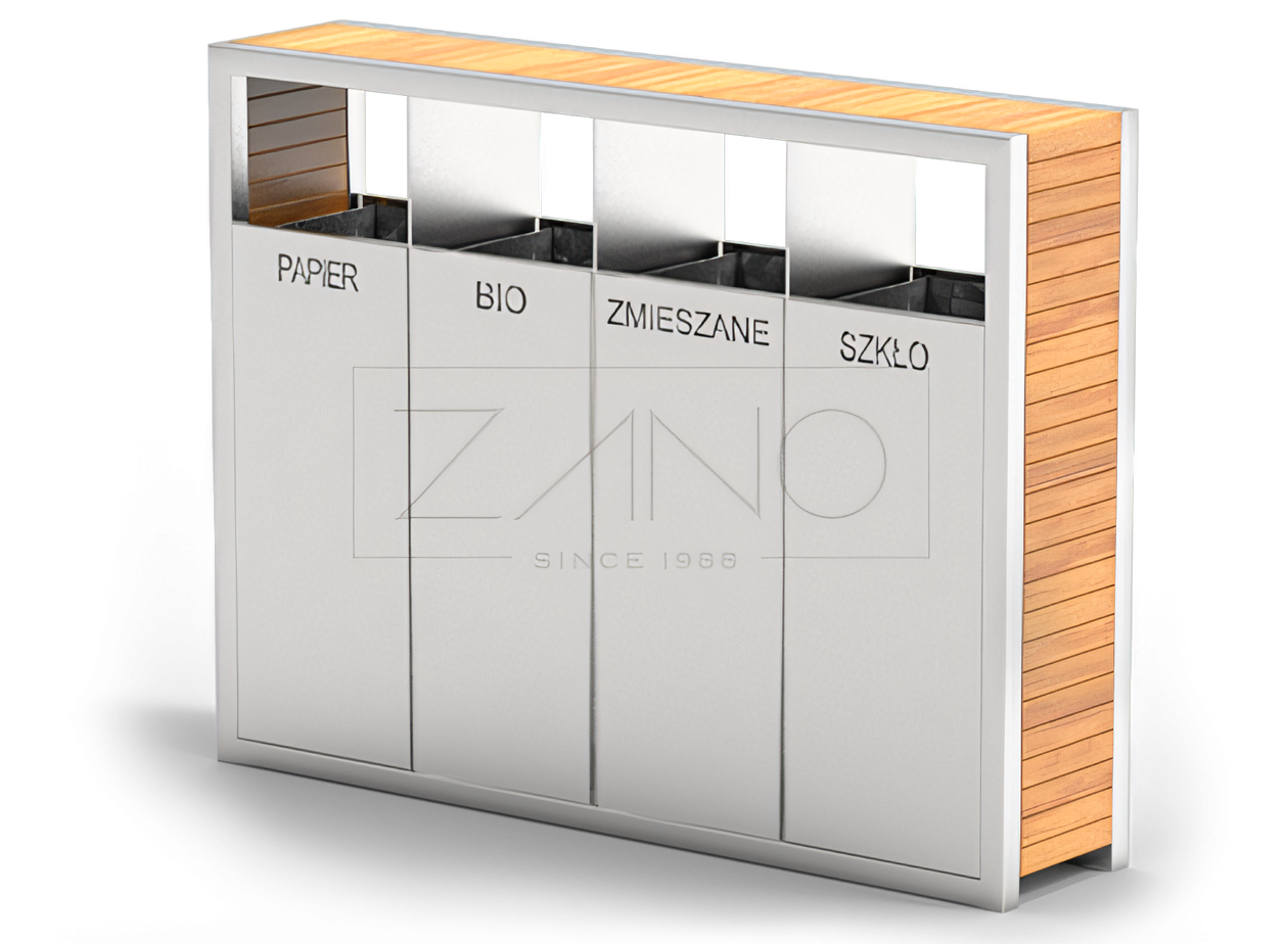 Pavo | 4-chamber recycling garbage can