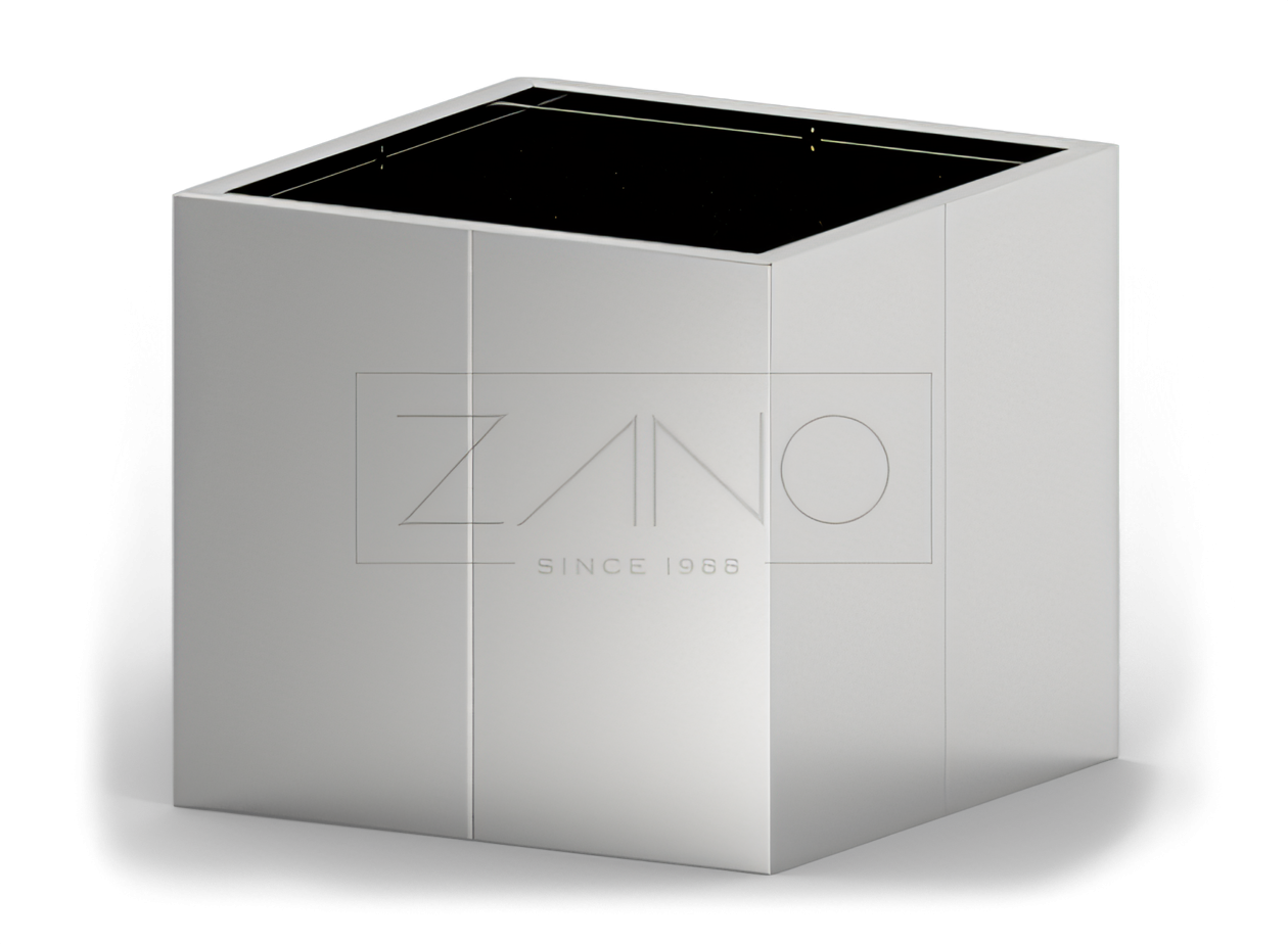Agawa stainless steel flower pot from the ZANO family of urban furniture Agawa stainless steel flower pot from the ZANO family of urban furniture