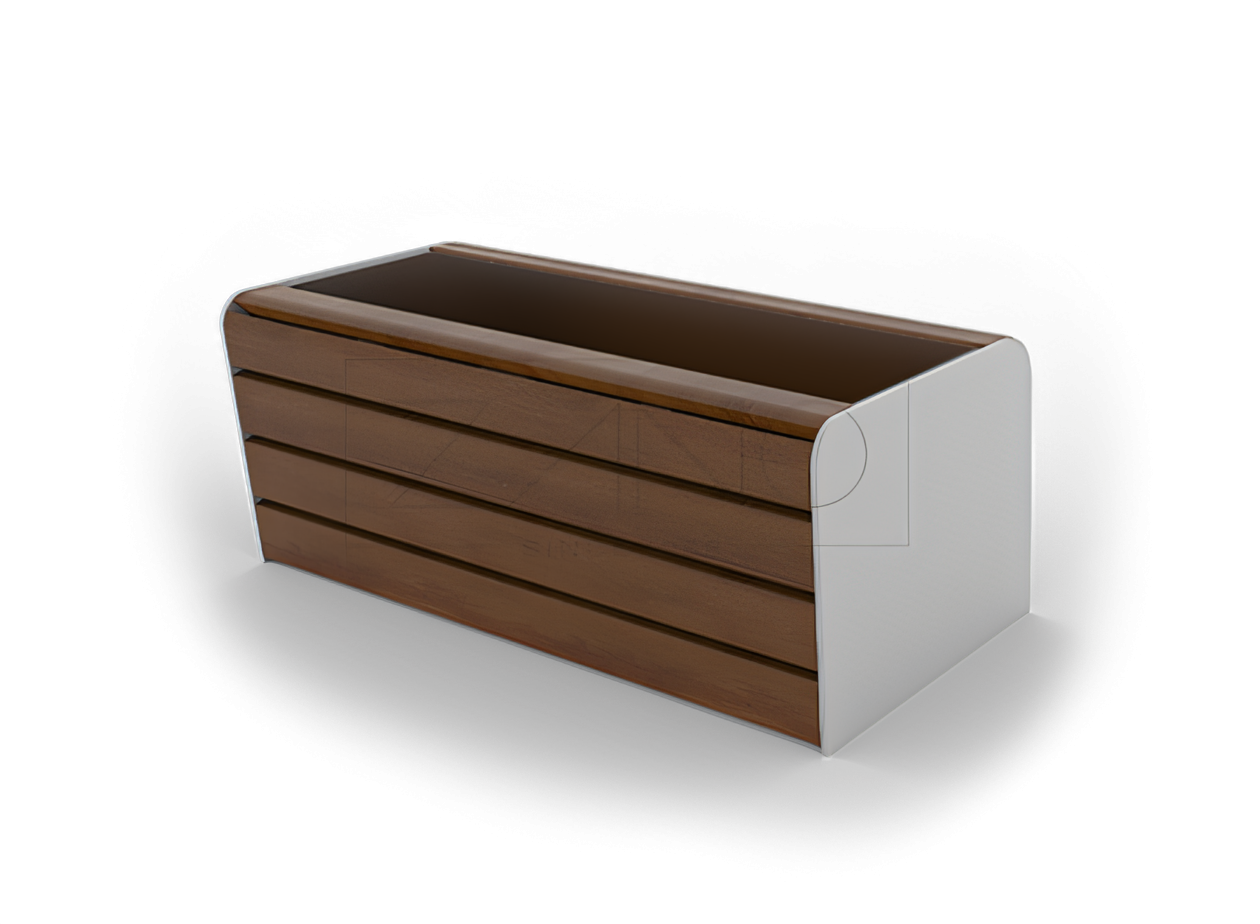 Soft pot 06.012.1.M stainless steel, spruce wood Soft pot 06.012.1.M stainless steel, spruce wood