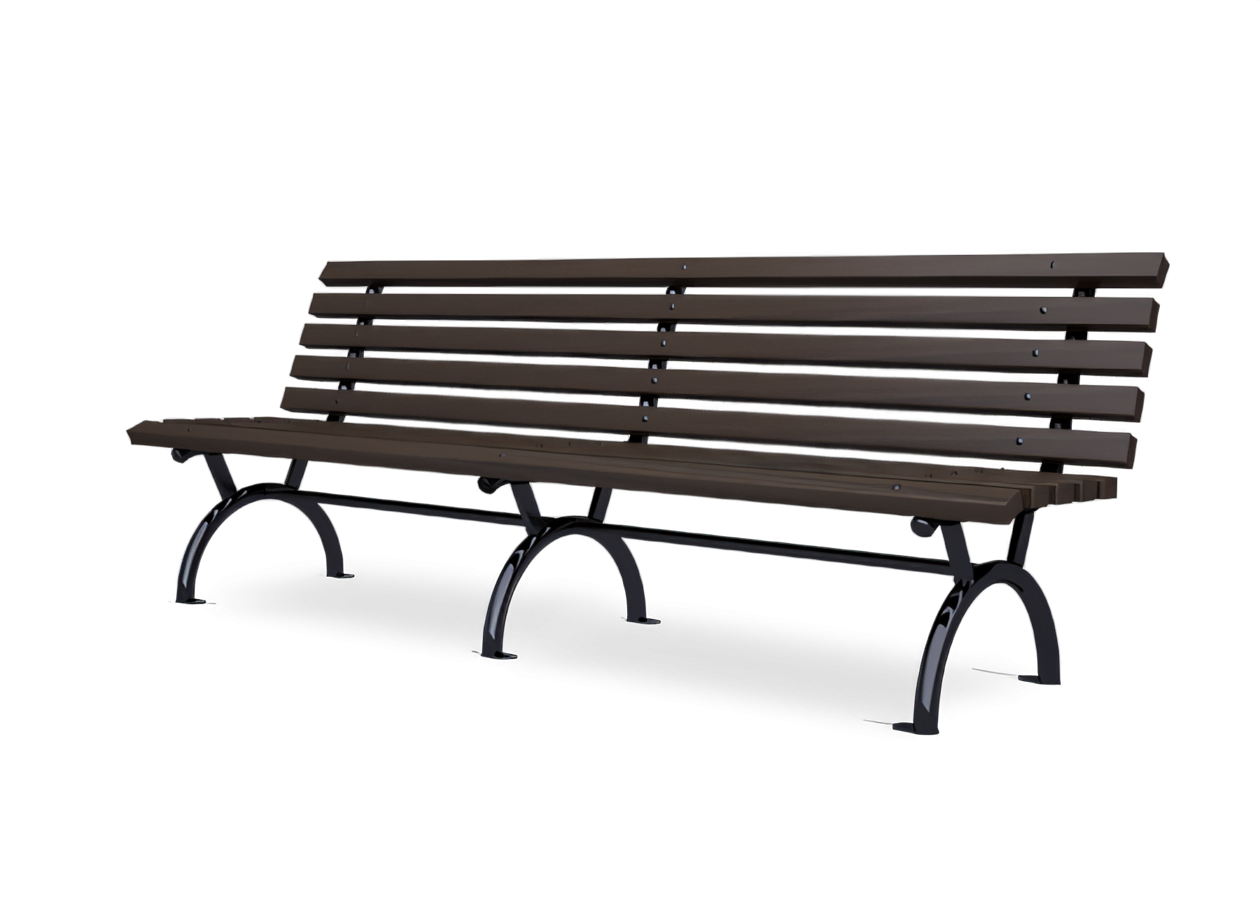Park metal bench