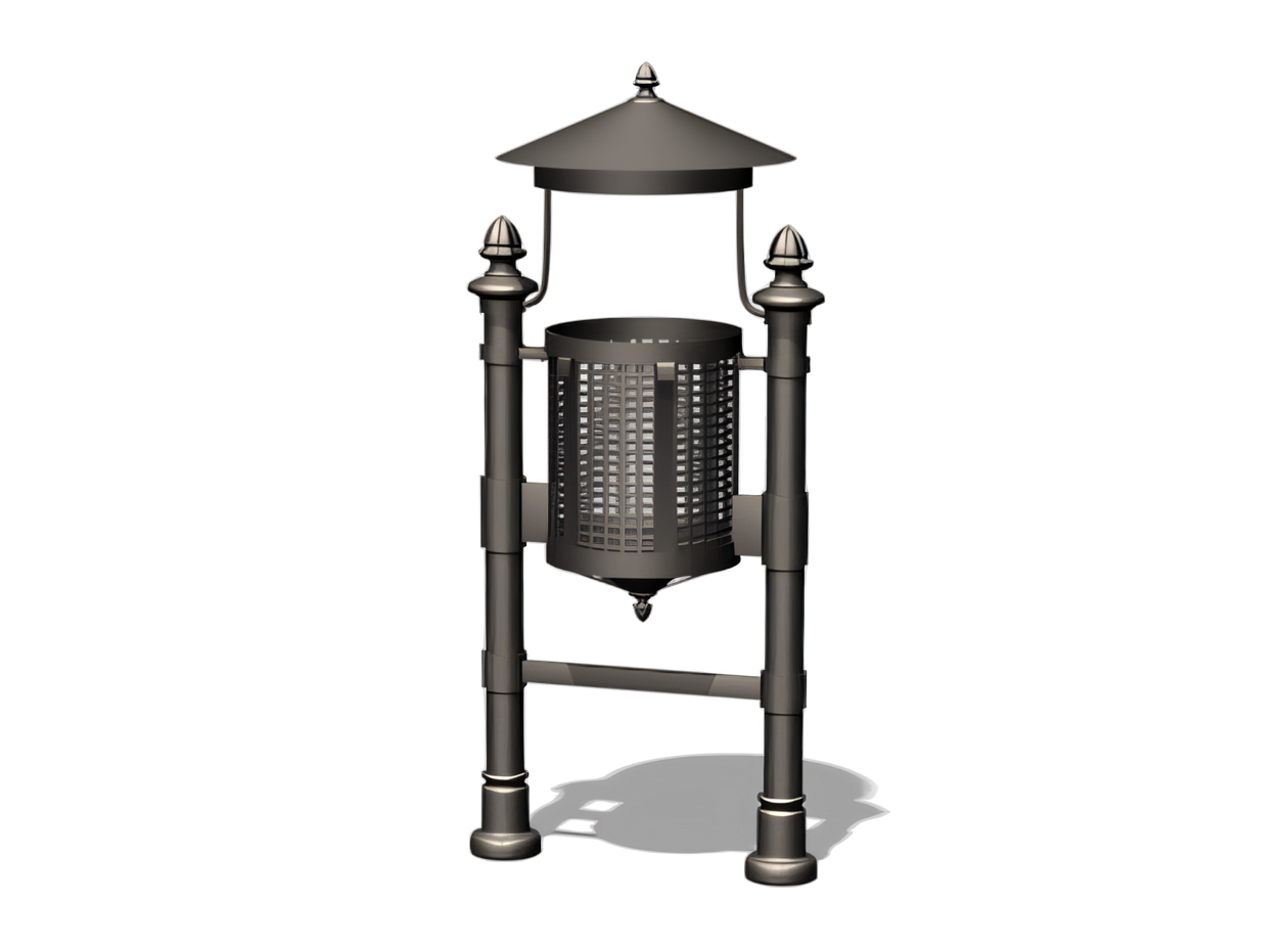 urban, park trash cans