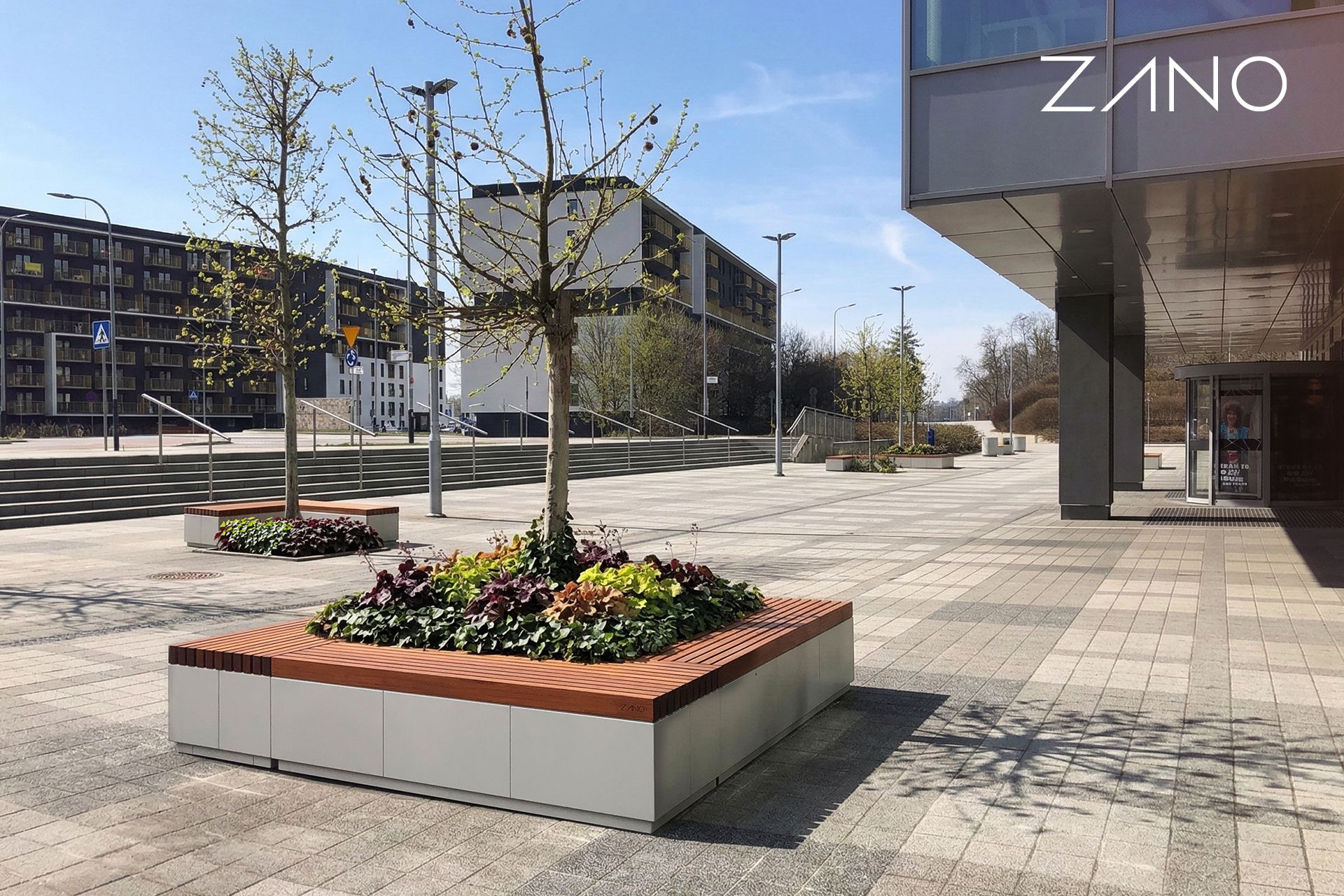 Quadro modular island benches from ZANO