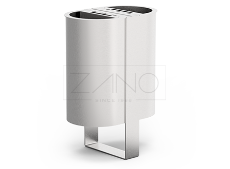 Standing trash can 2 x 30 L