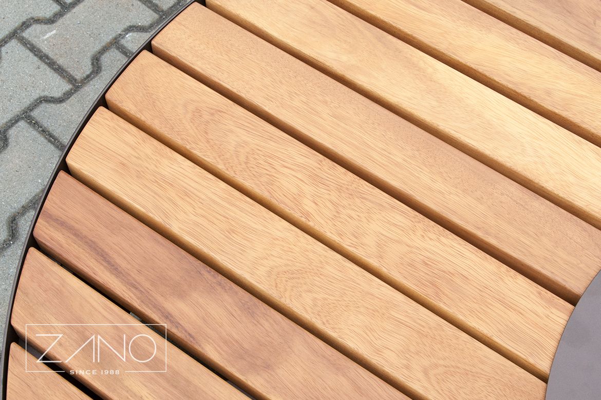Iroko exotic wood oiled with Larch color
