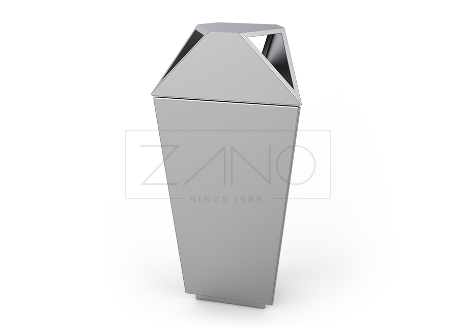 Modern trash garbage can IVO
