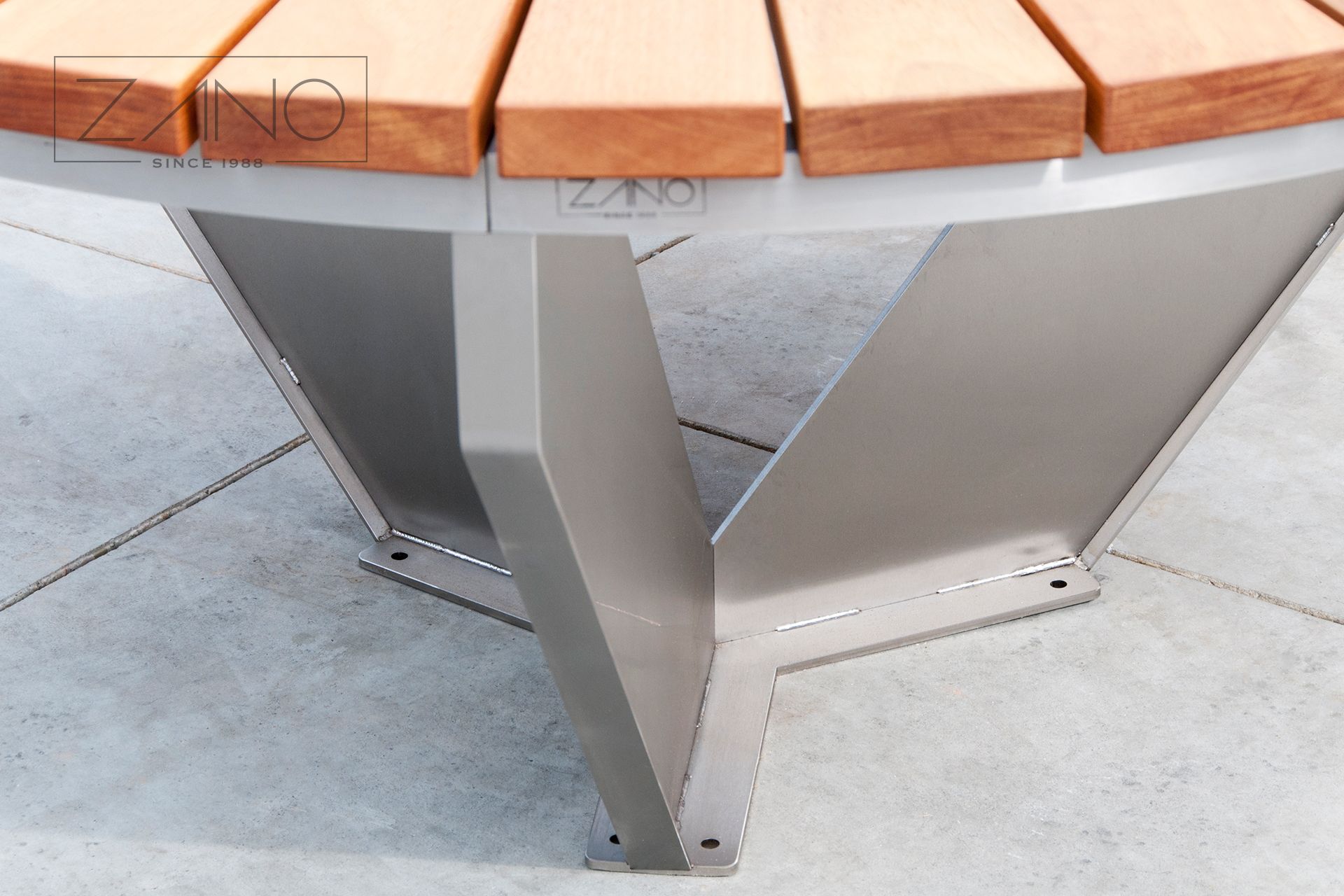 Steel garden tables