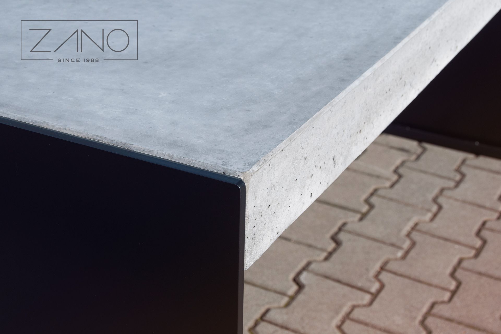 urban furniture steel concrete