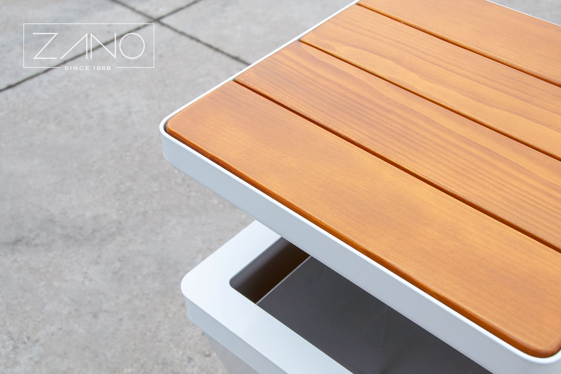 Cypress stained wood